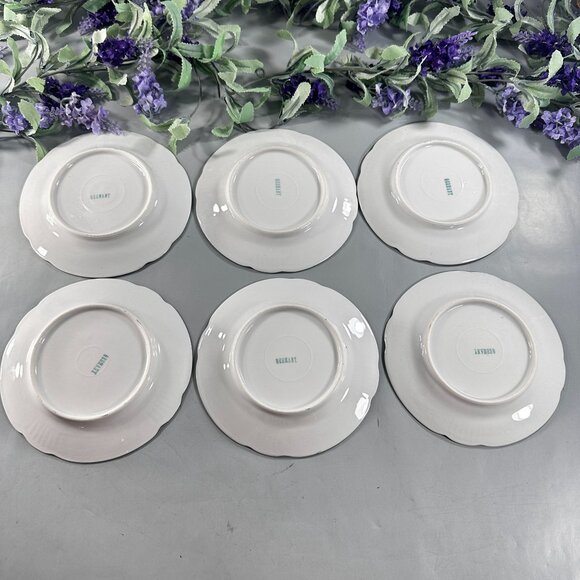 Lusterware Plates Japanese Garden German Bread Butter Dessert Plate Hand Painted - Picture 9 of 16